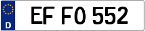 Truck License Plate